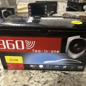 360 Two-in-One DVR Radar Detector